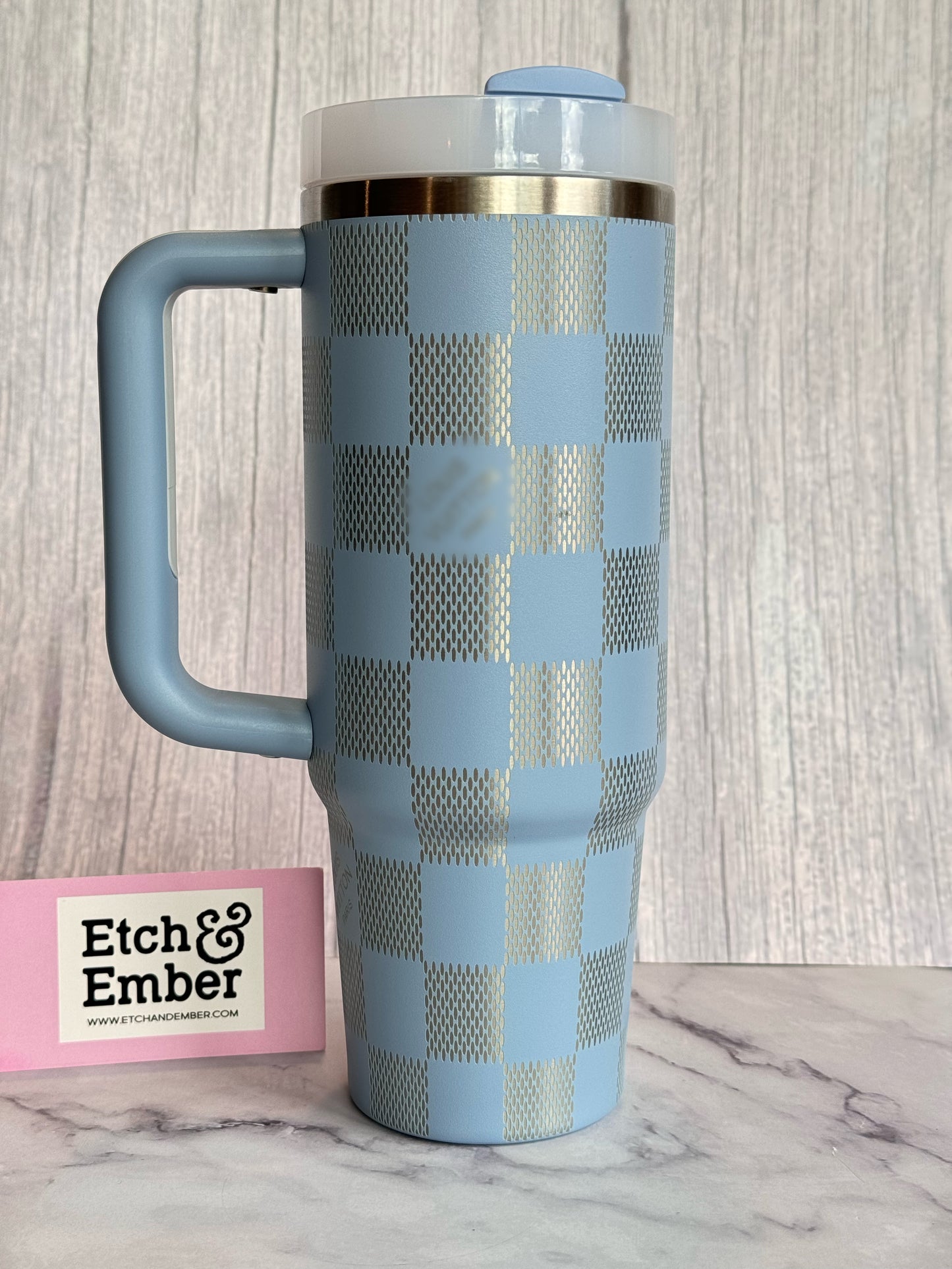 Checkers Engraved Stanley 30oz- Ready to Ship-