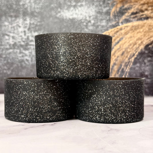 BLACK GLITTER Tumbler Boot