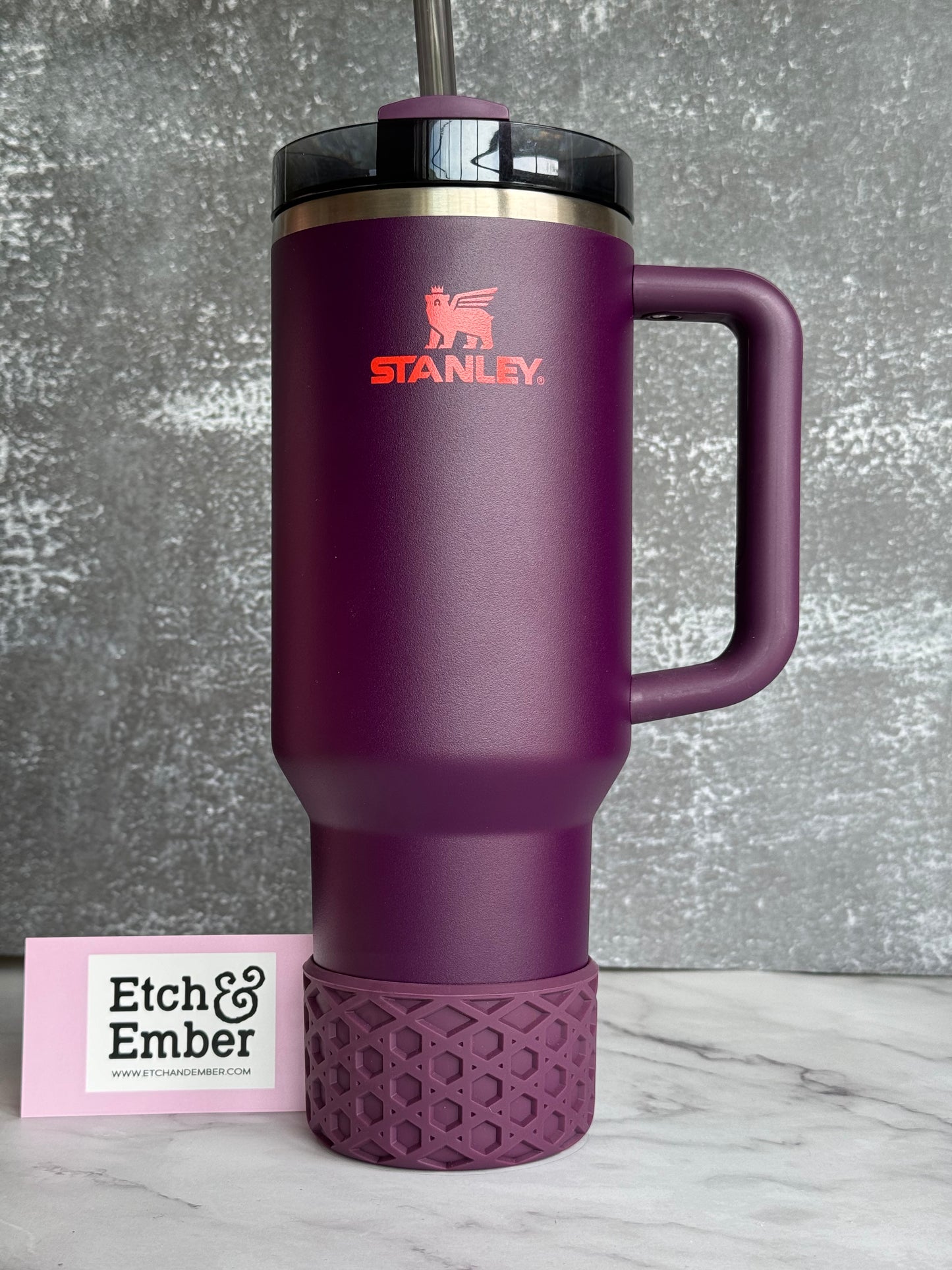 PLUM WAFFLE Tumbler Boot -fits 20-40oz