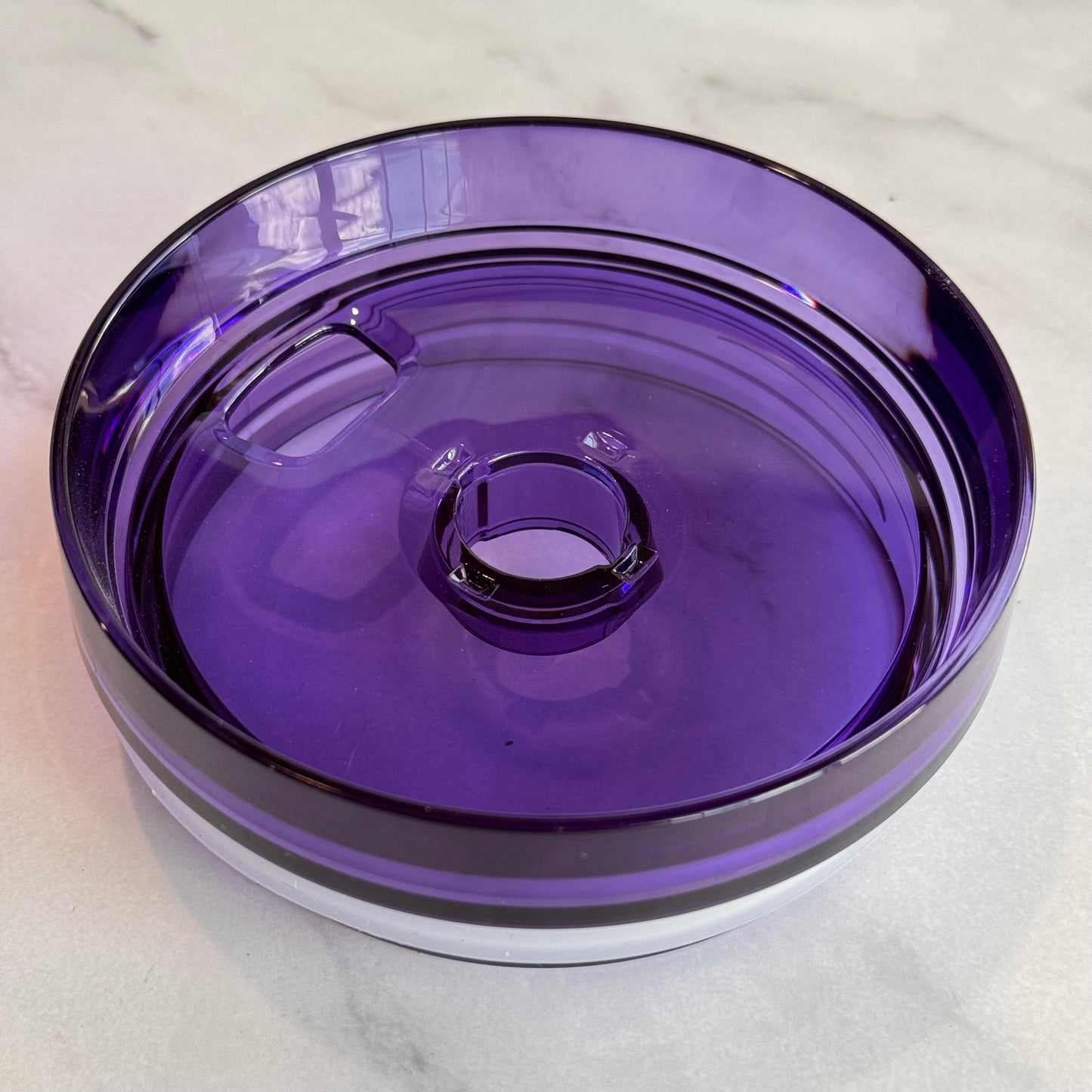 PURPLE CLEAR Stanley Colored Lid 2.0