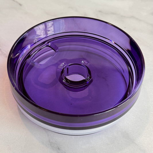 PURPLE CLEAR Stanley Colored Lid 2.0