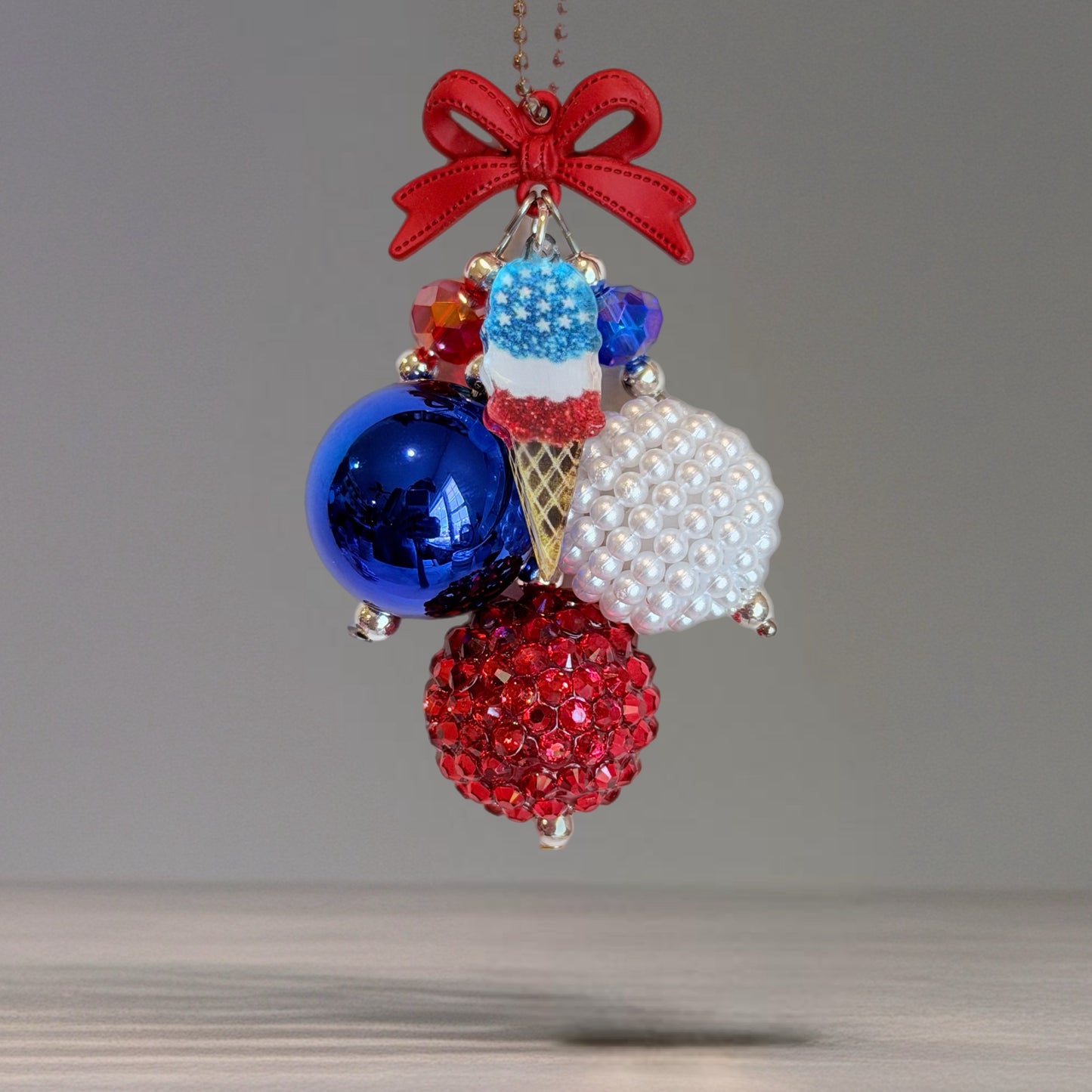 Star Spangled Scoop Bauble Charm - Tumbler Handle Charm