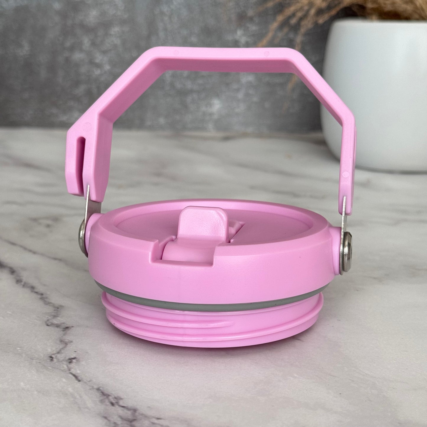 Flip Top Lid for 40oz Stanley Quenchers with removeable Handle, pink, cream, blue