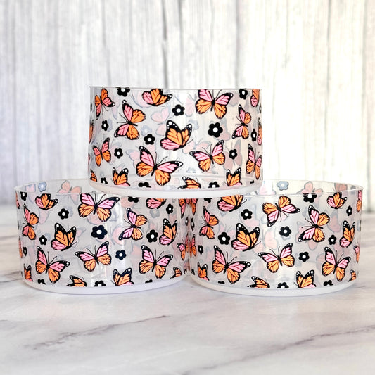 CLEAR BUTTERFLIES Fall Tumbler Boot