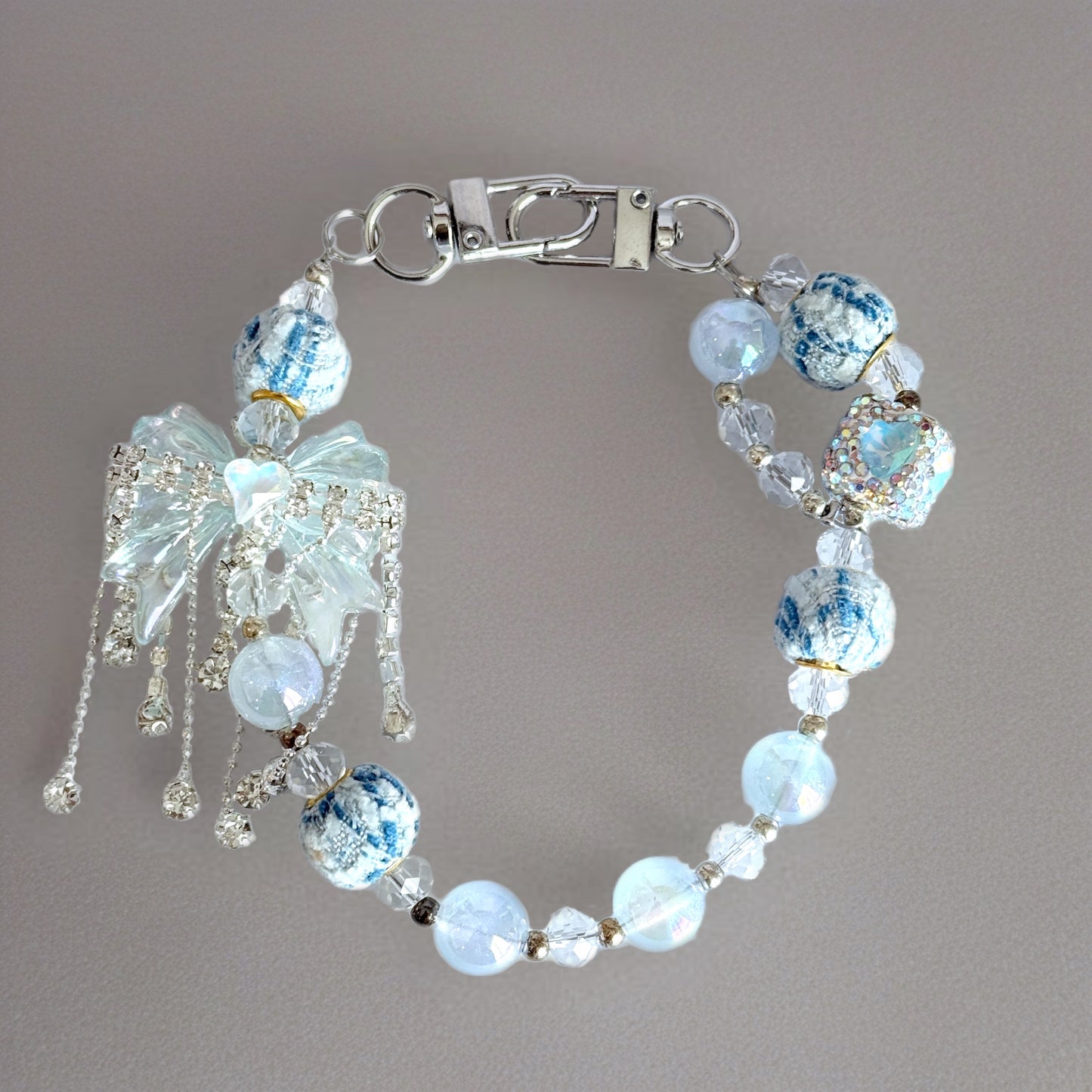 Winter Ice Deluxe Tumbler Charm Necklace