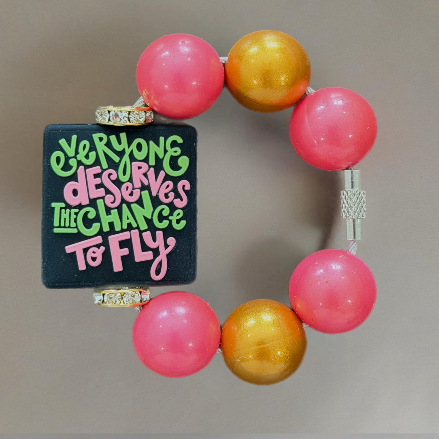 Chance To Fly Handle Bracelet - Tumbler Handle Charm