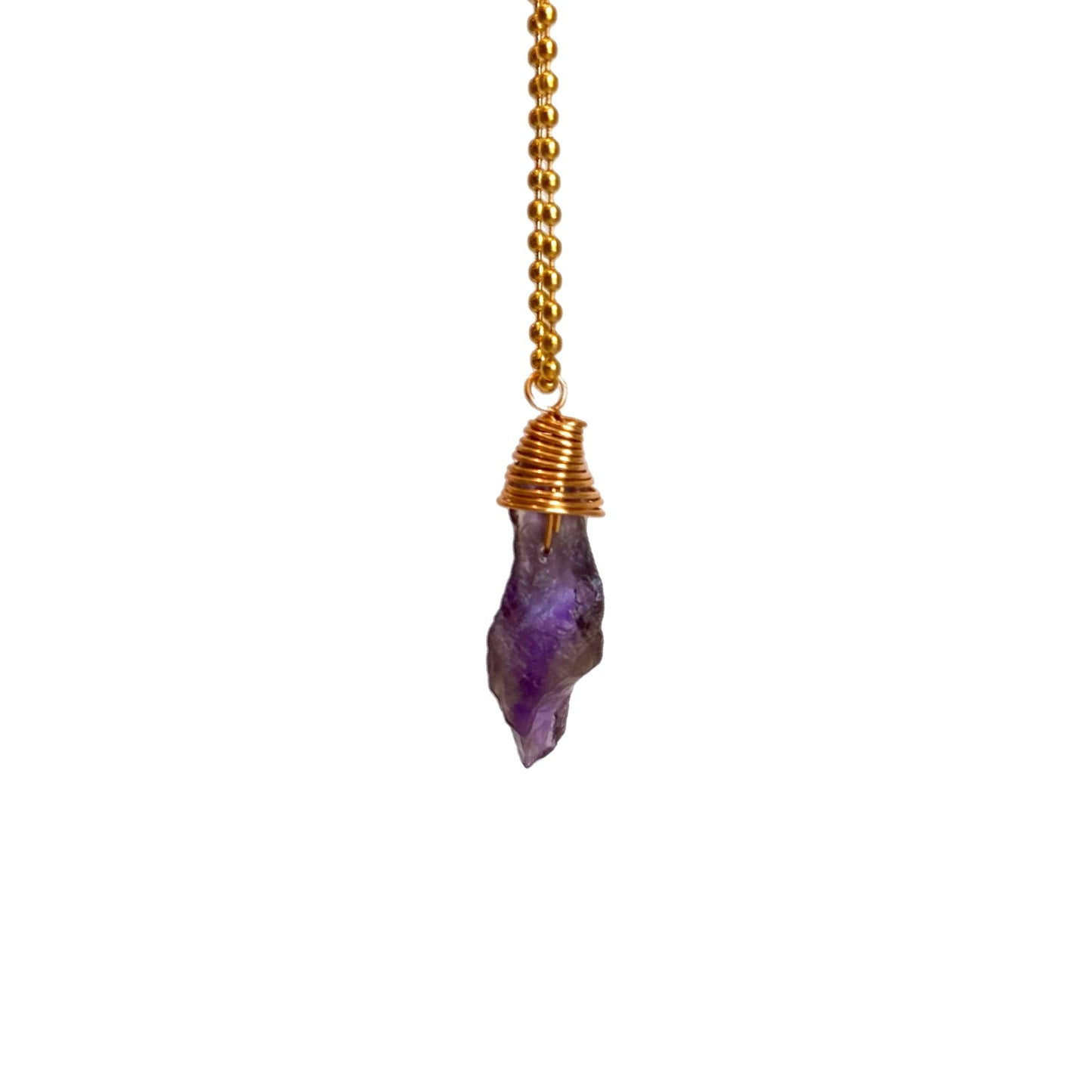 Amethyst Charm - Tumbler Handle Charm