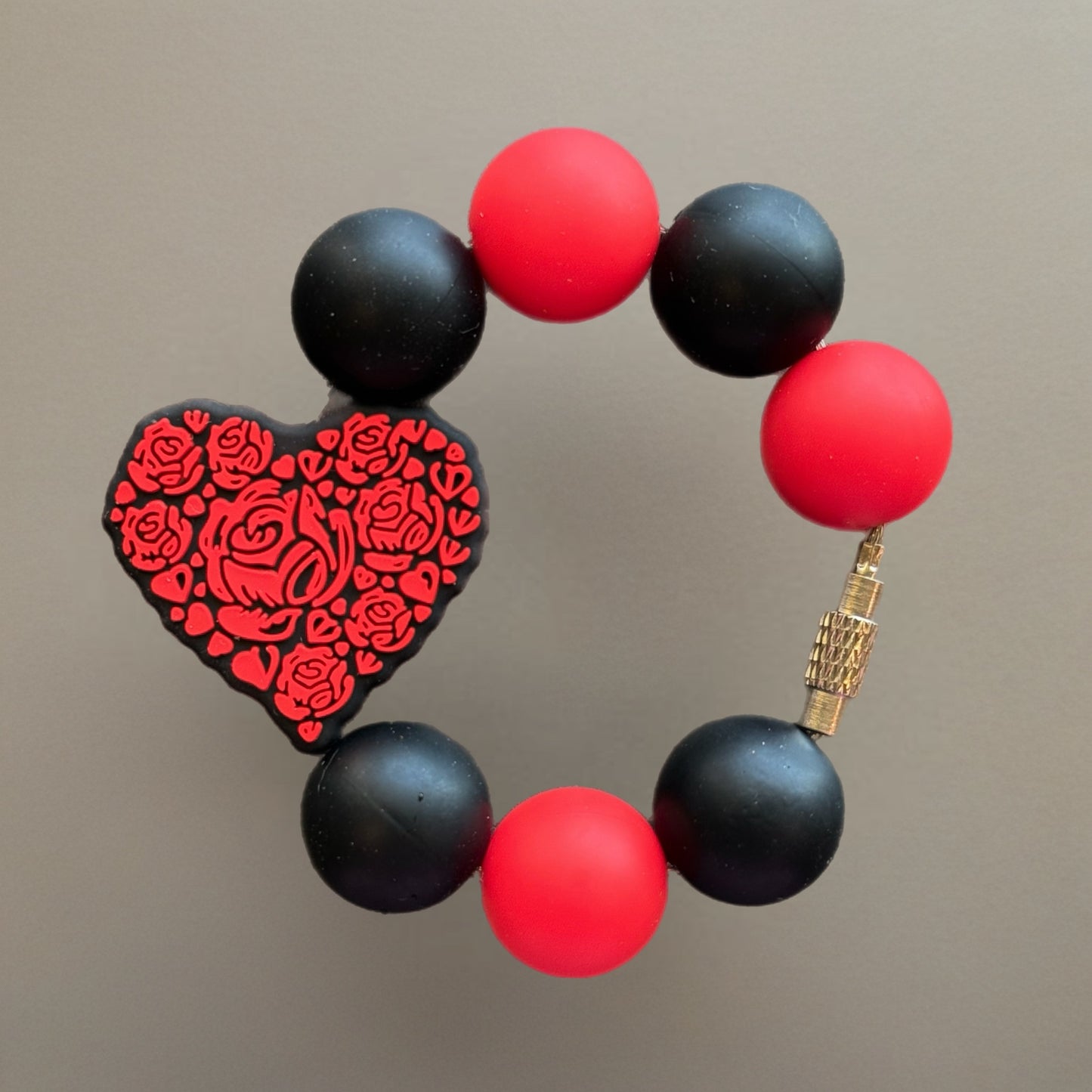 Lovely Roses Charm - Tumbler Handle Charm