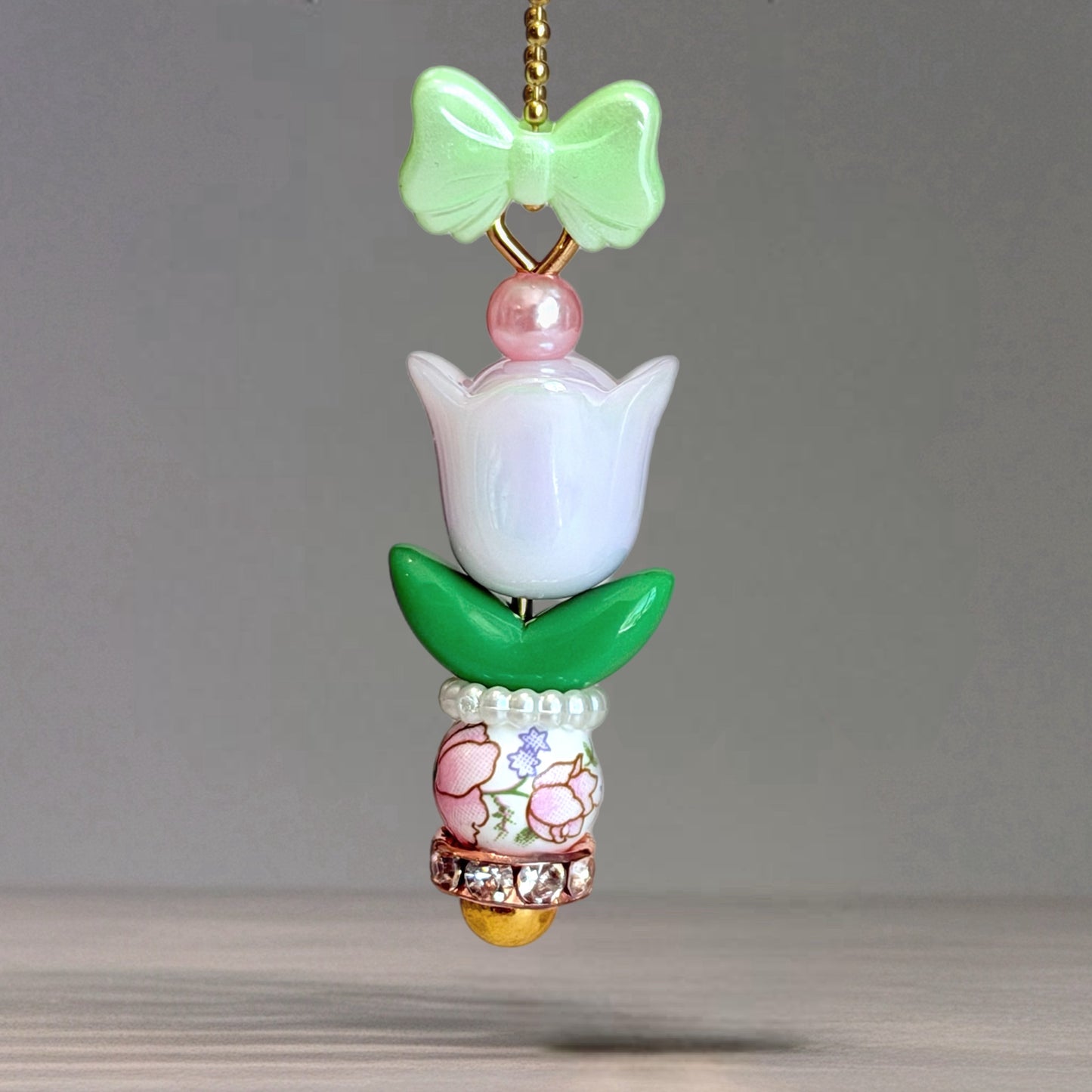 Spring Tulip Charm - Tumbler Handle Charm