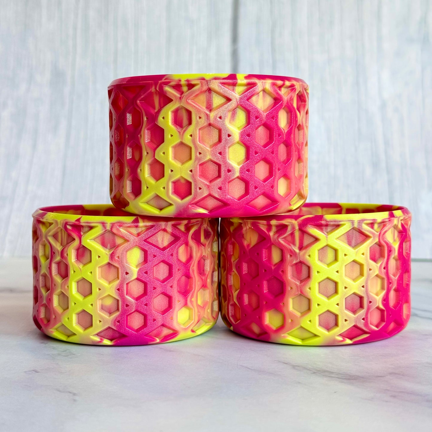 Cherry Lime Ricky WAFFLE Tumbler Boot -fits 20-40oz New!