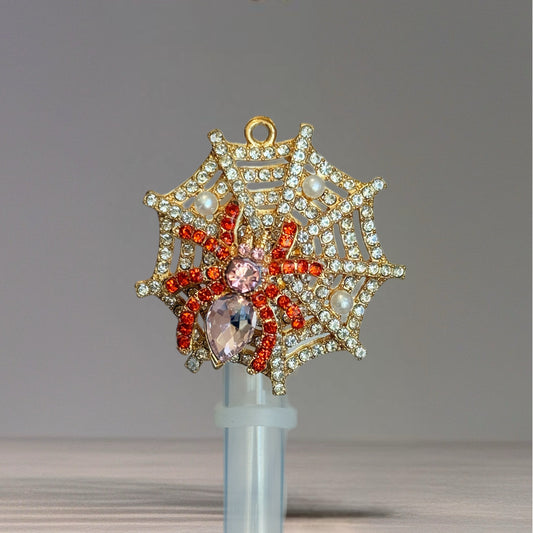 Spider Web Deluxe Straw Topper