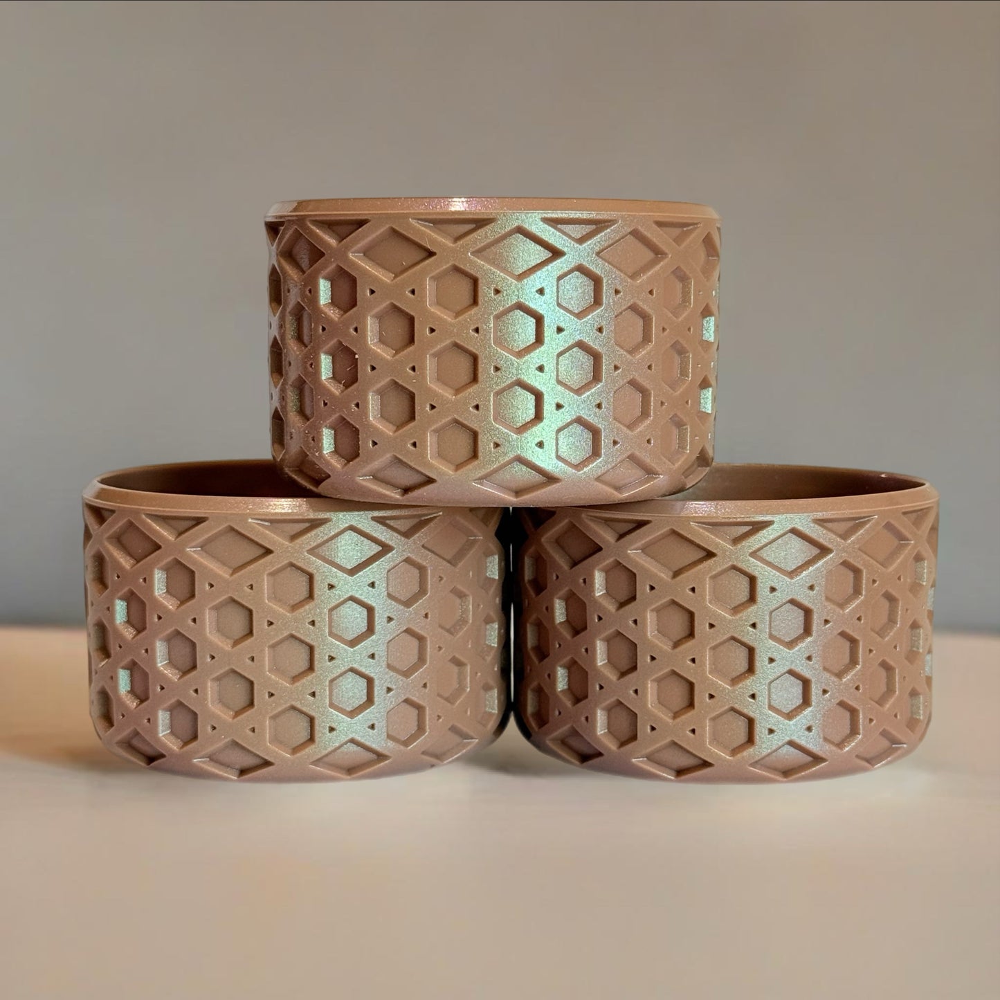 Caramel Shimmer WAFFLE Tumbler Boot