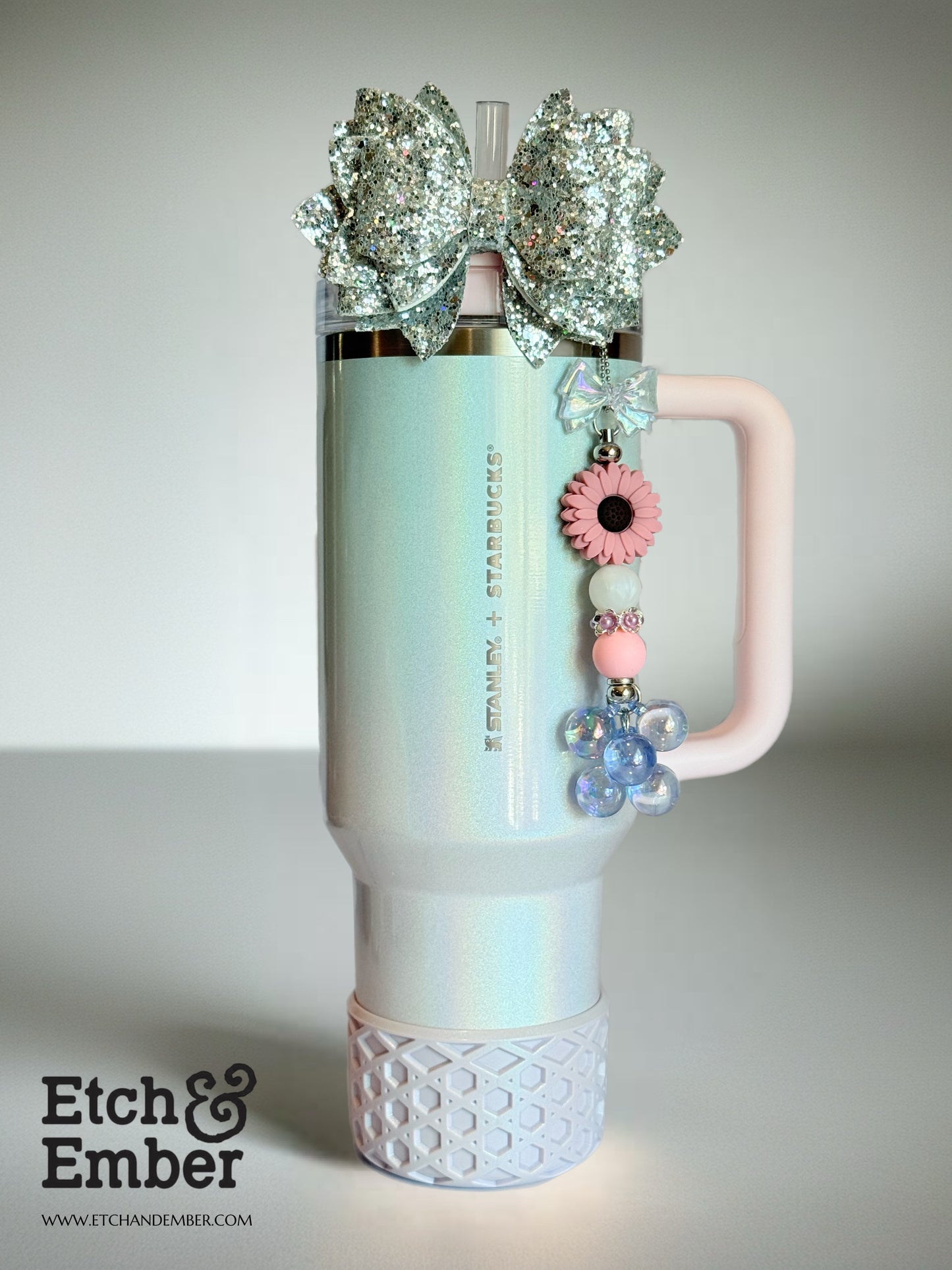 Romantic Oceans Deluxe Bar Charm - Tumbler Handle Charm