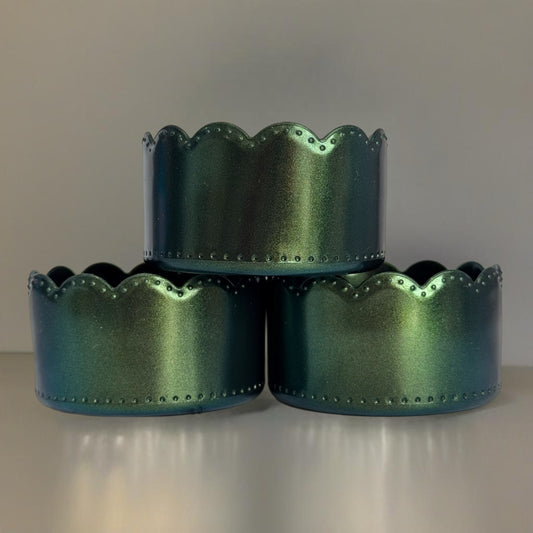 Emerald Shimmer Scallop Tumbler Boot