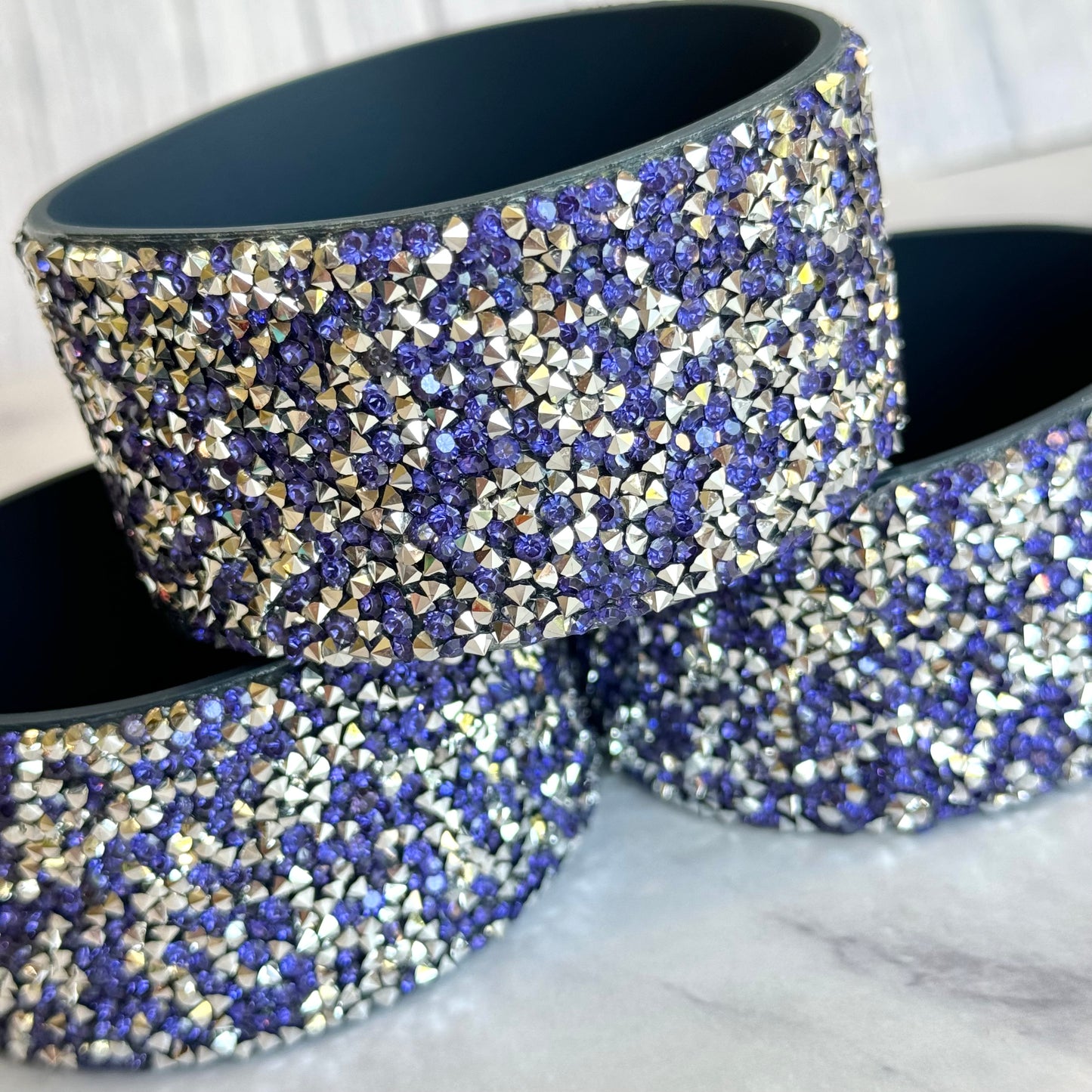 Royal Blue Druzy BLING Tumbler Boot -fits 40oz New!