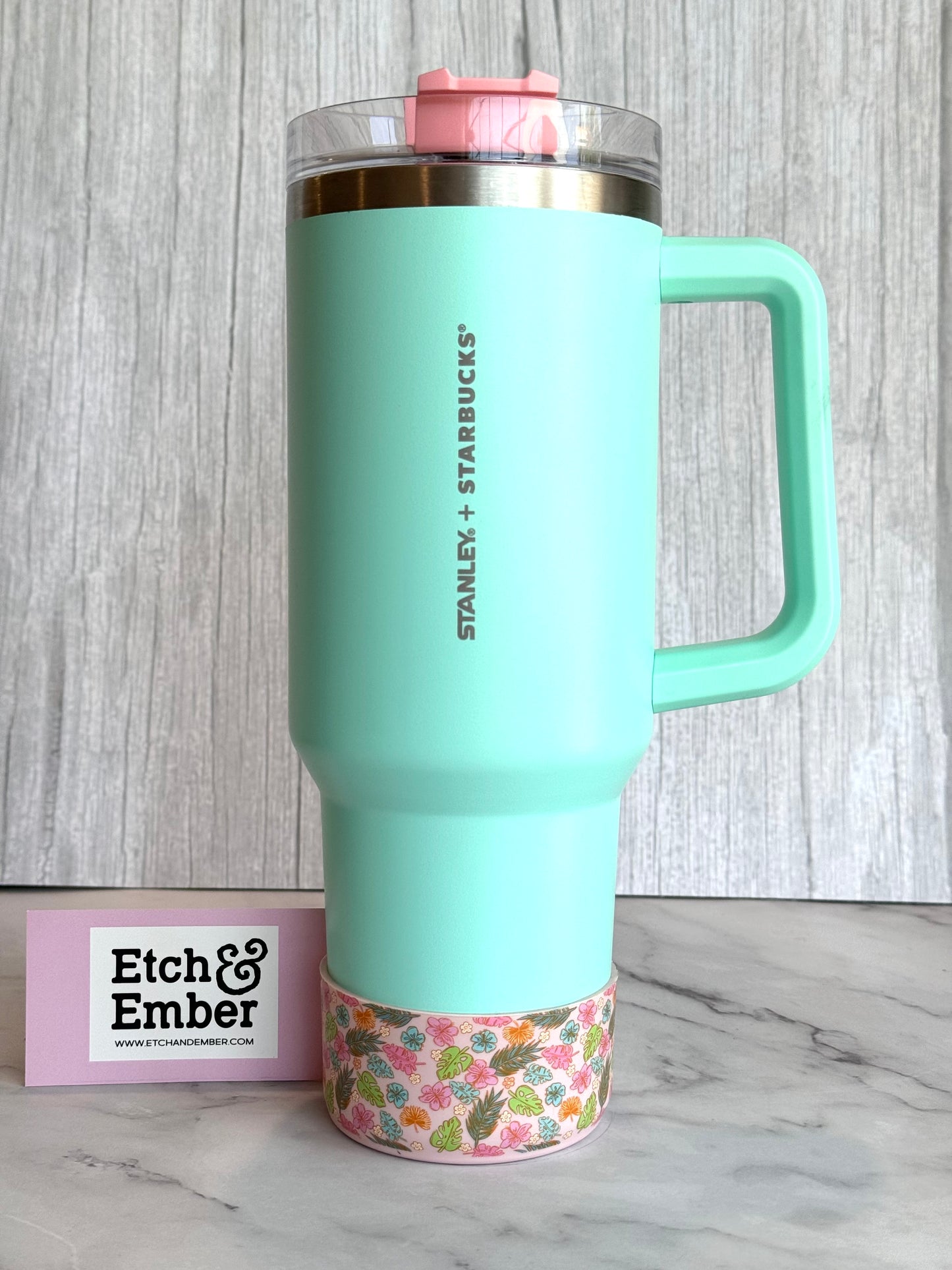 TROPICAL RETREAT Tumbler Boot -fits 20-40oz