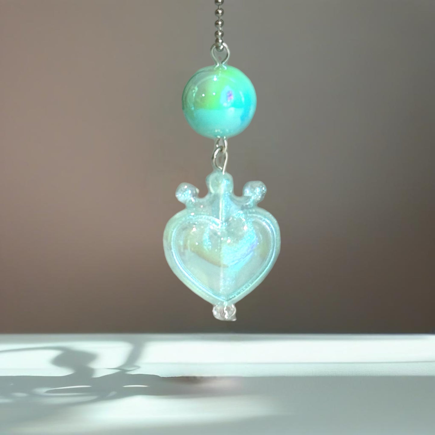Fancy Crowned Heart Charms- Tumbler Handle Charm