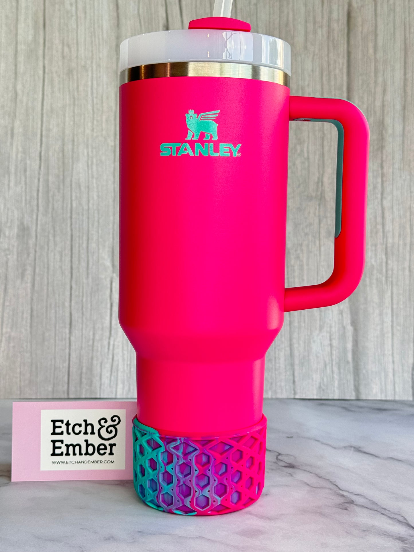 TROPICAL PASSION WAFFLE Tumbler Boot -fits 20-40oz New!