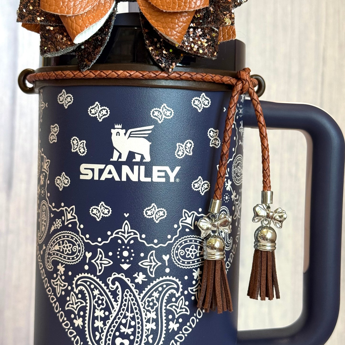 Lariat Luxe - Leather Tumbler Collar *Limited Edition*