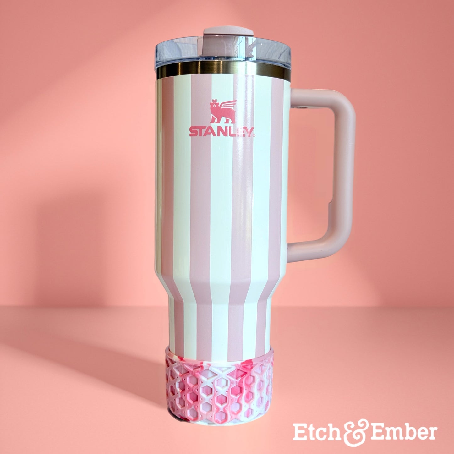 Strawberry Swirl WAFFLE Tumbler Boot