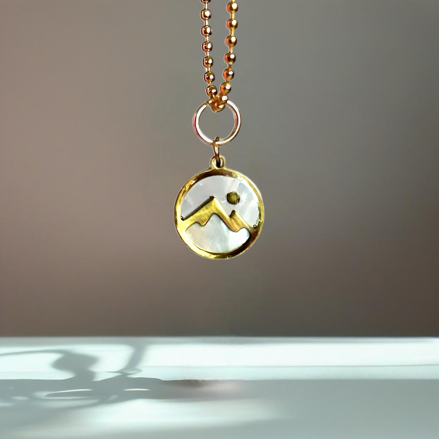 Faith Moves Mountains Charm - Tumbler Handle Charm