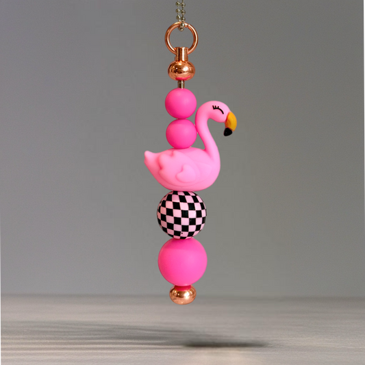 Flamingo Bar Charm - Tumbler Handle Charm