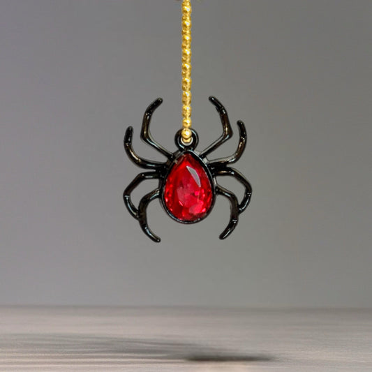 Black Widow Spider Charm - Tumbler Handle Charm