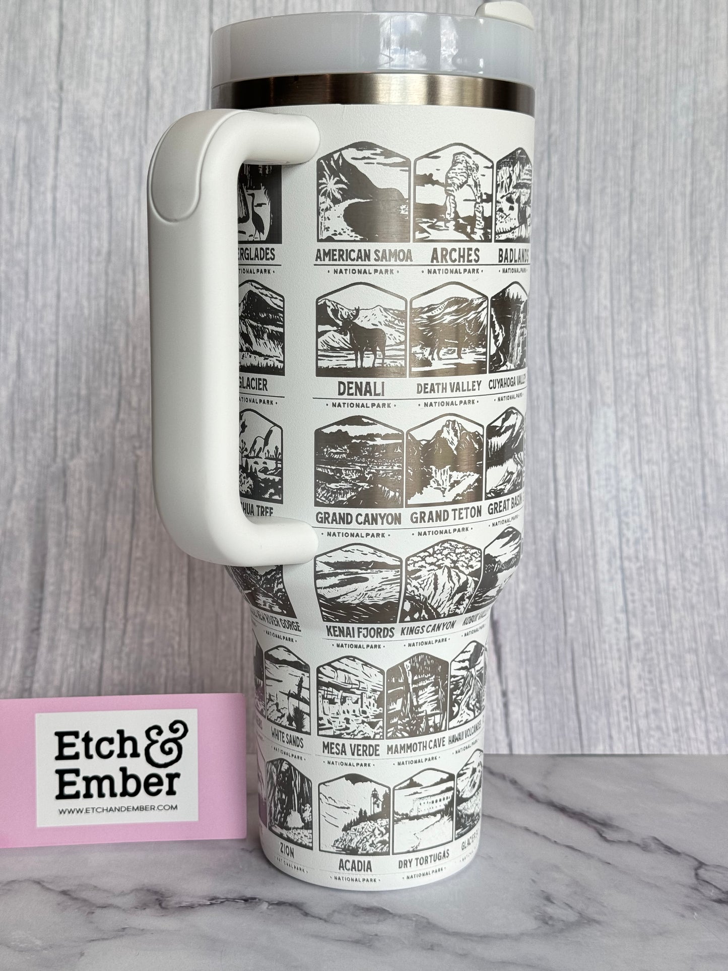 National Parks Engraved Stanley 40oz- Ready to Ship