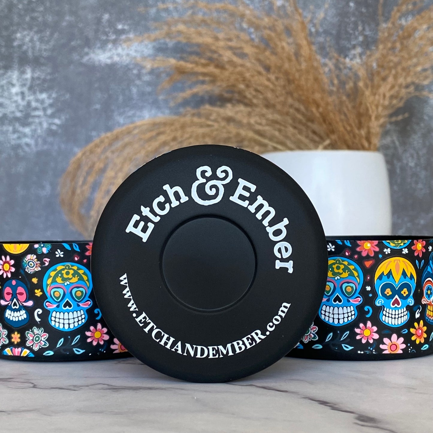 NEW SUGAR SKULLS Tumbler Boot -fits 20-40oz Halloween