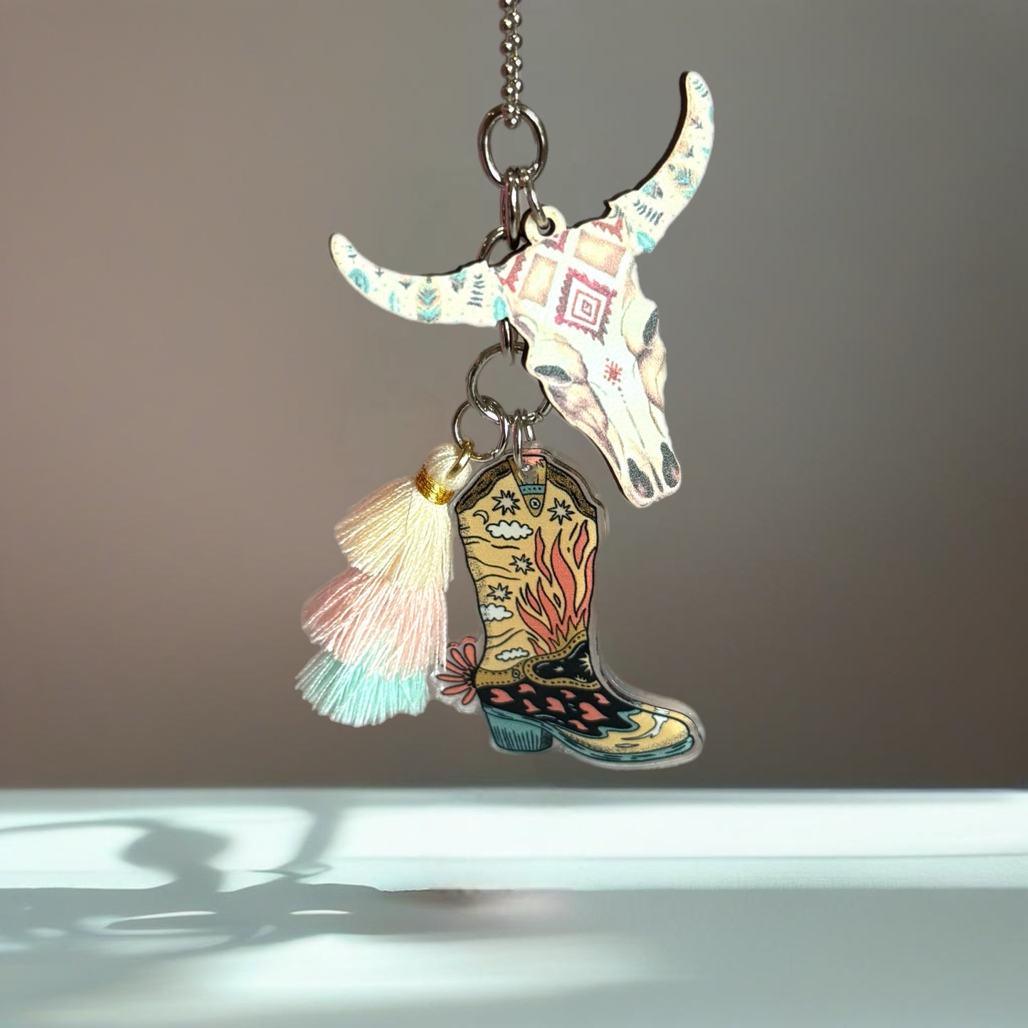 Boho Cowgirl Charm - Tumbler Handle Charm