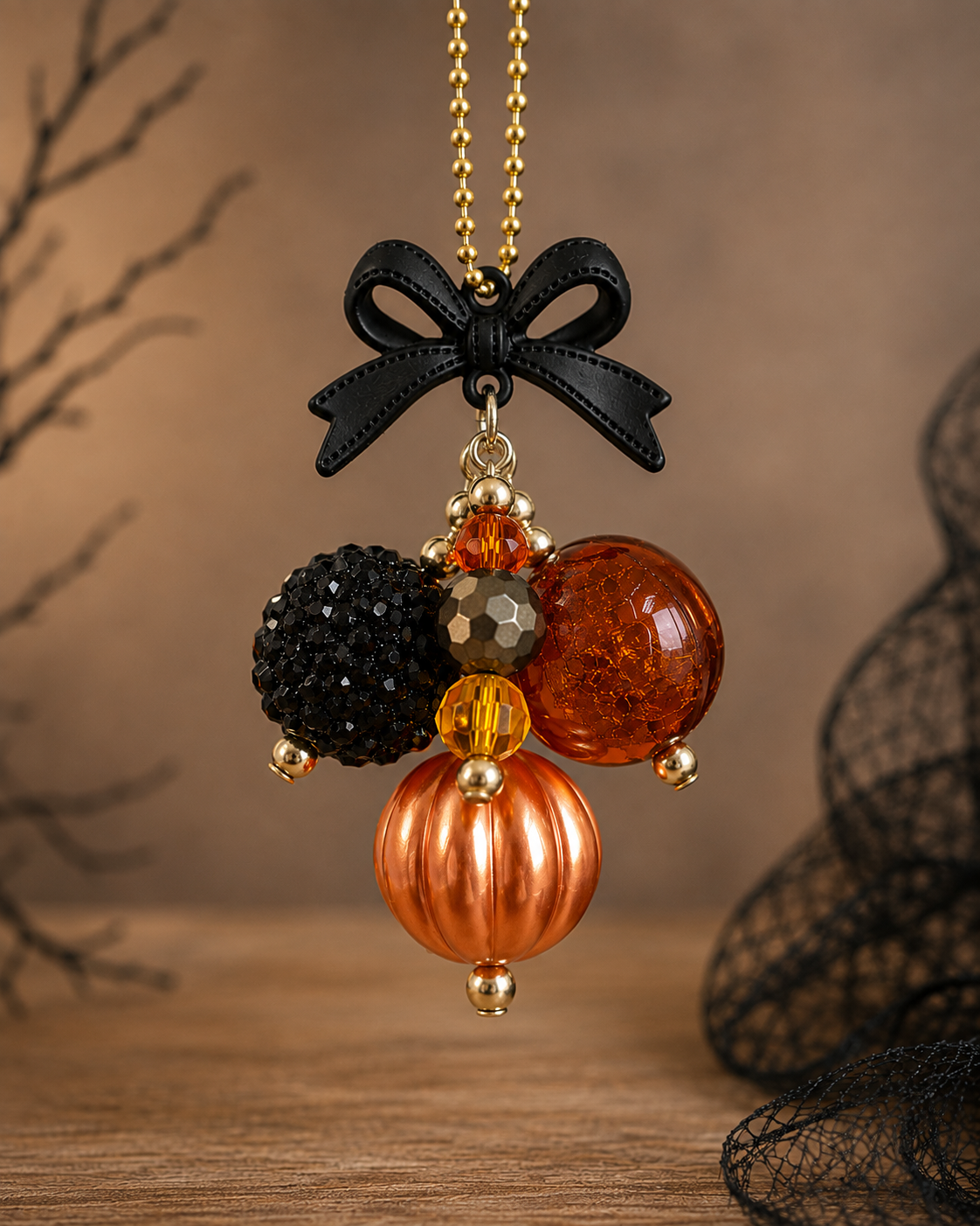 Autumn Ember Mini Bauble Charm - Tumbler Handle Charm