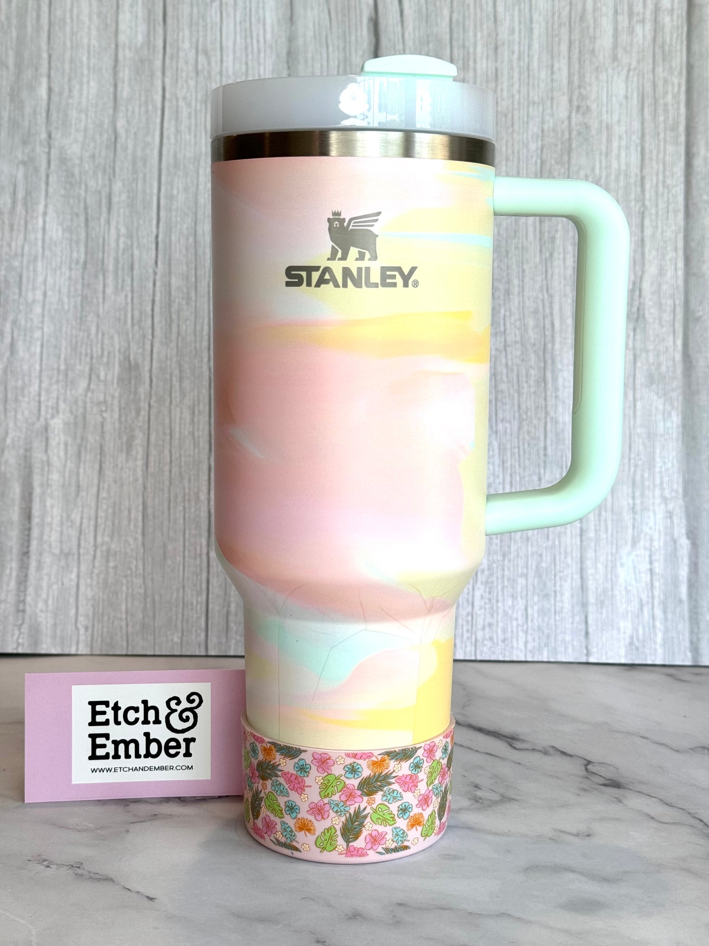 TROPICAL RETREAT Tumbler Boot -fits 20-40oz