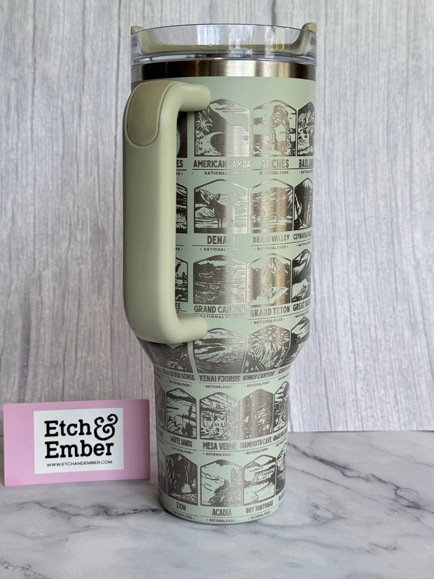 National Parks Engraved Stanley 40oz- Ready to Ship