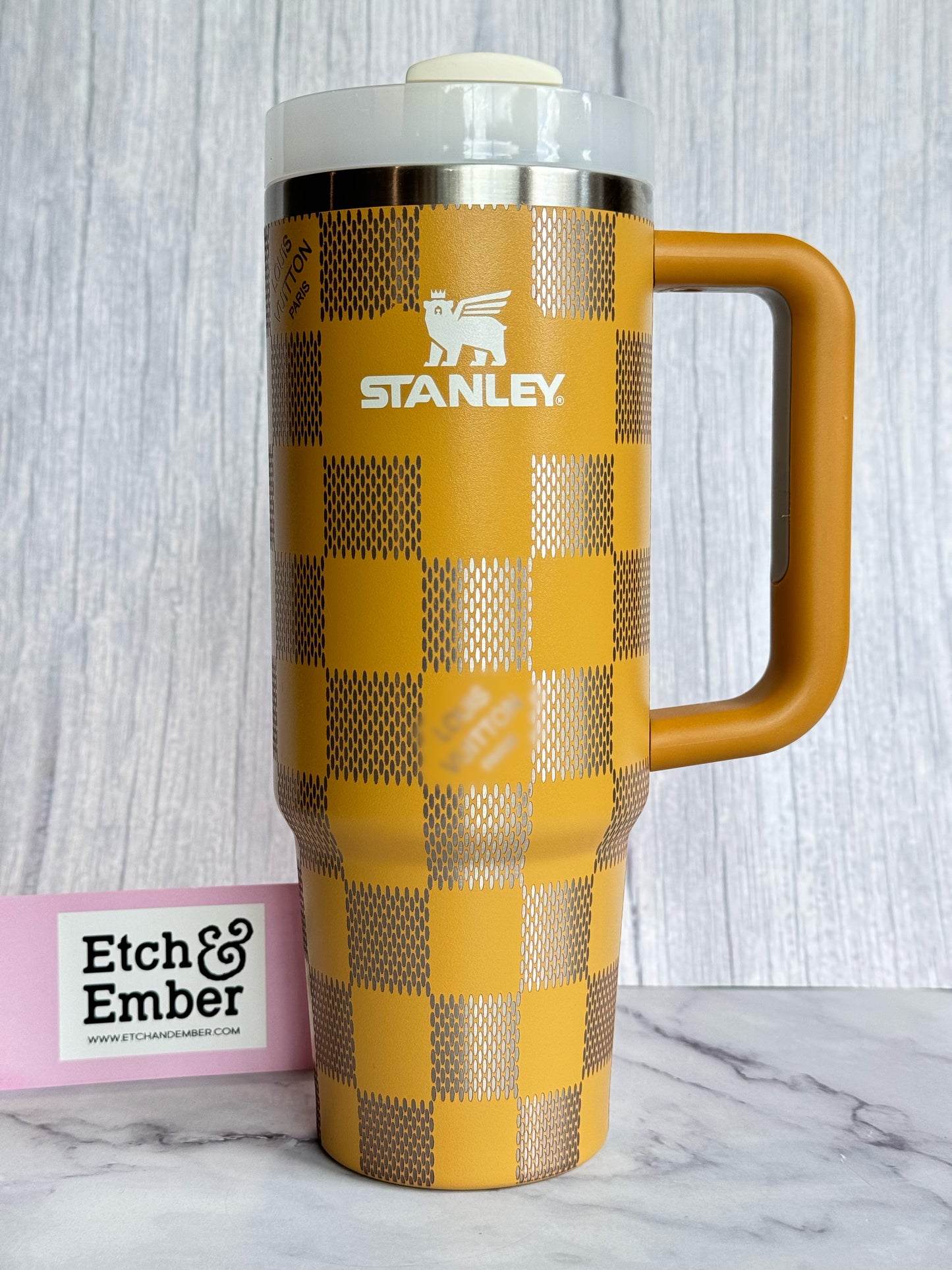 Checkers Engraved Stanley 30oz- Ready to Ship-