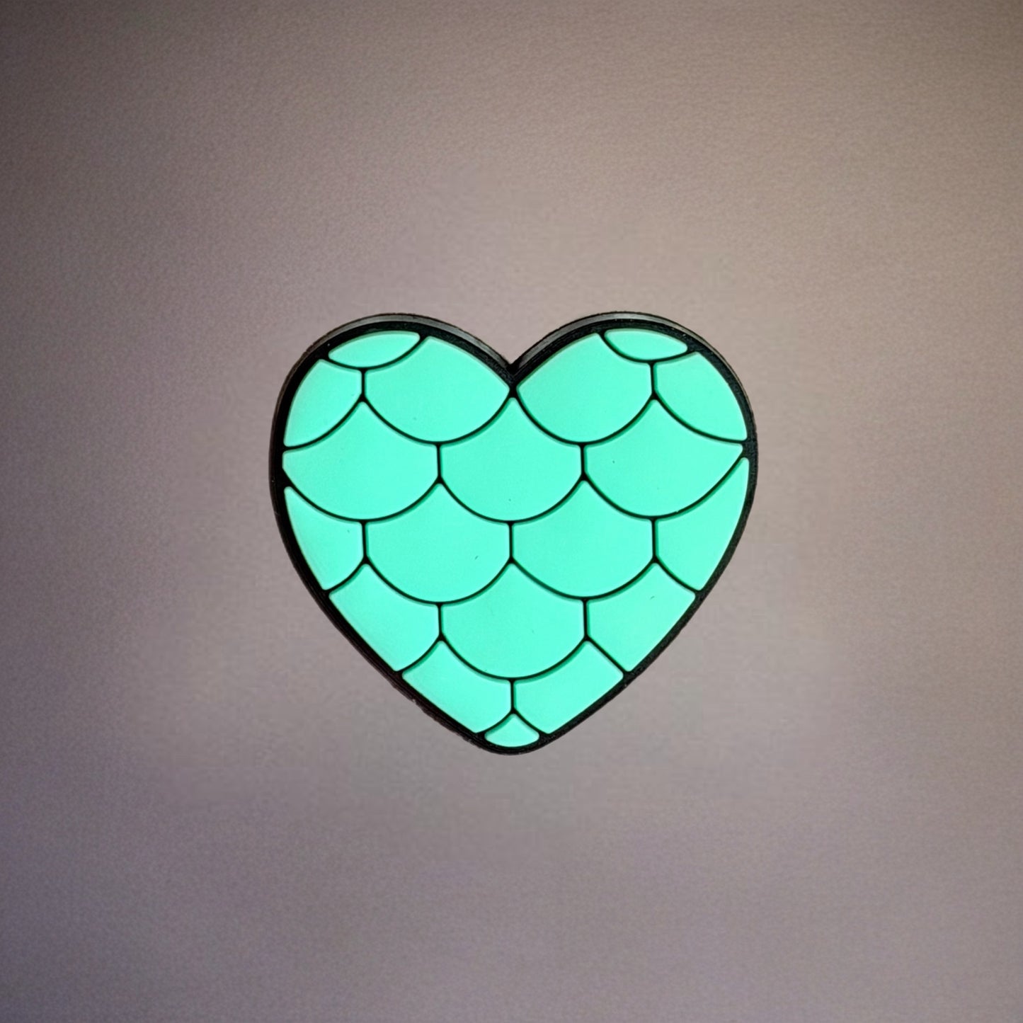 Mermaid Heart Silicone Tumbler Magnet