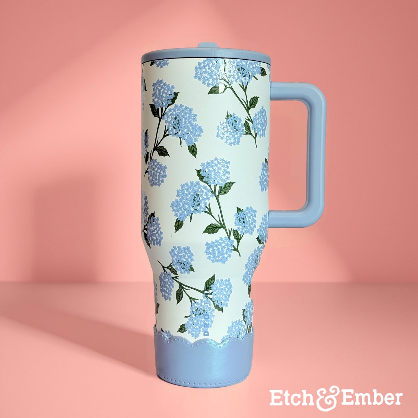 Hydrangea HJ Scalloped Tumbler Boot -fits 20-40oz
