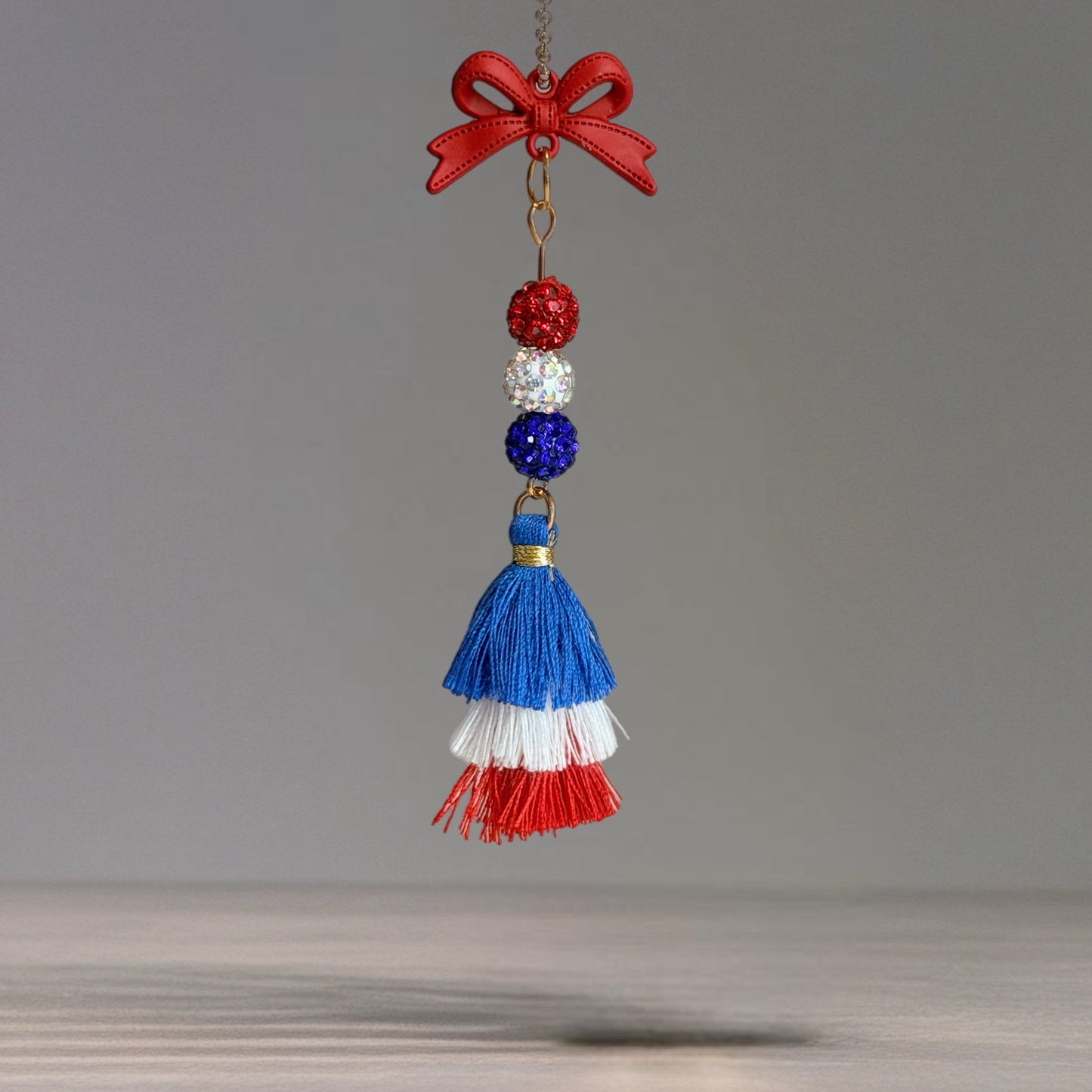 All-American Sparkle Charm - Tumbler Handle Charm