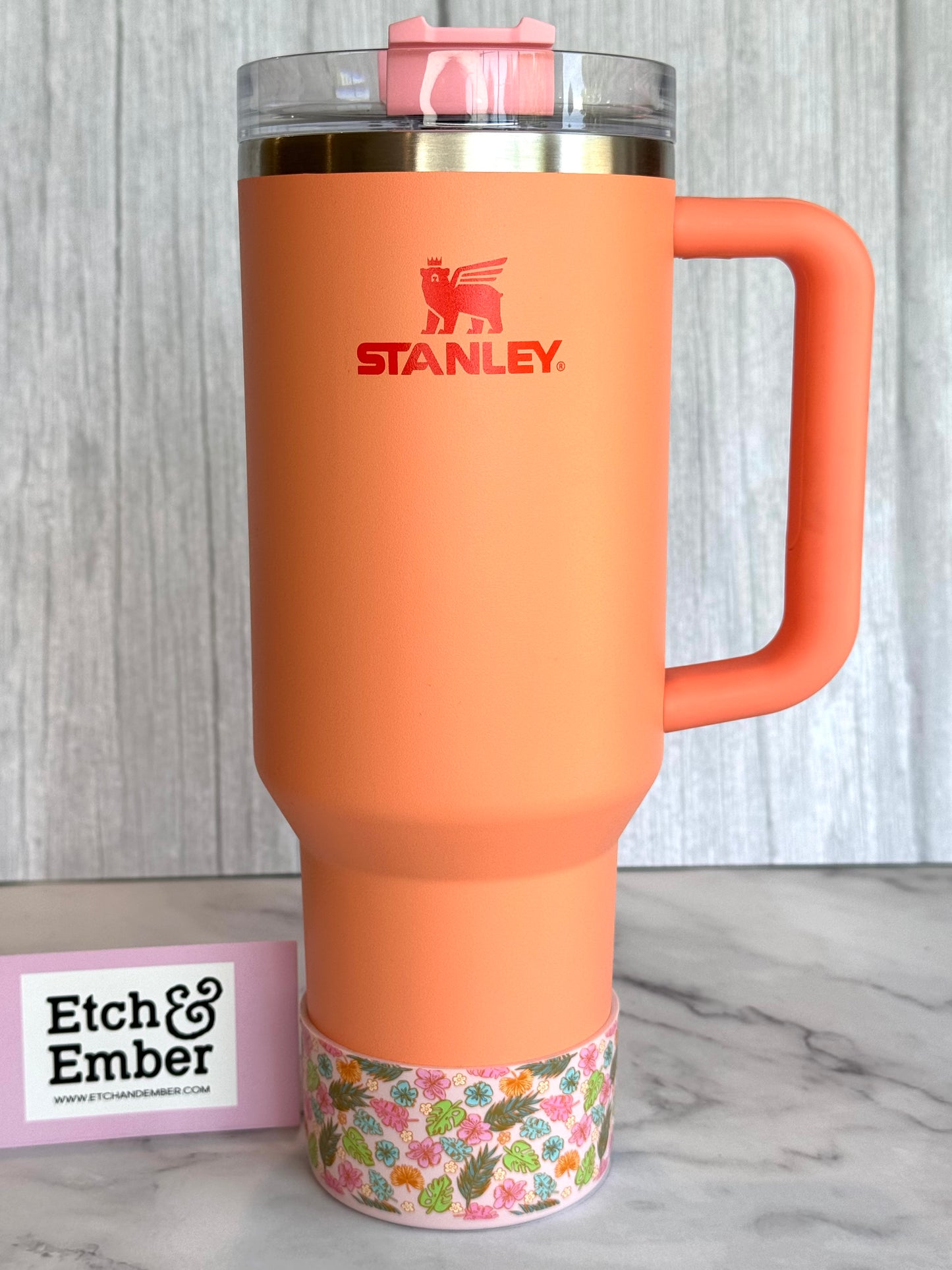 TROPICAL RETREAT Tumbler Boot -fits 20-40oz
