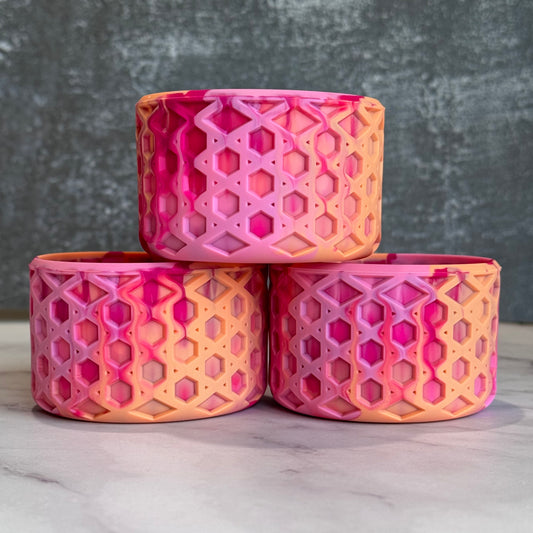 SWEET NECTARINE WAFFLE Tumbler Boot -fits 20-40oz New!