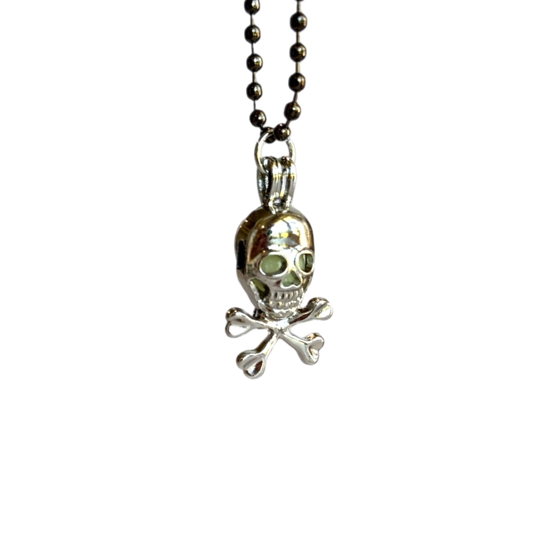 Glowing Skull Charm - Tumbler Handle Charm