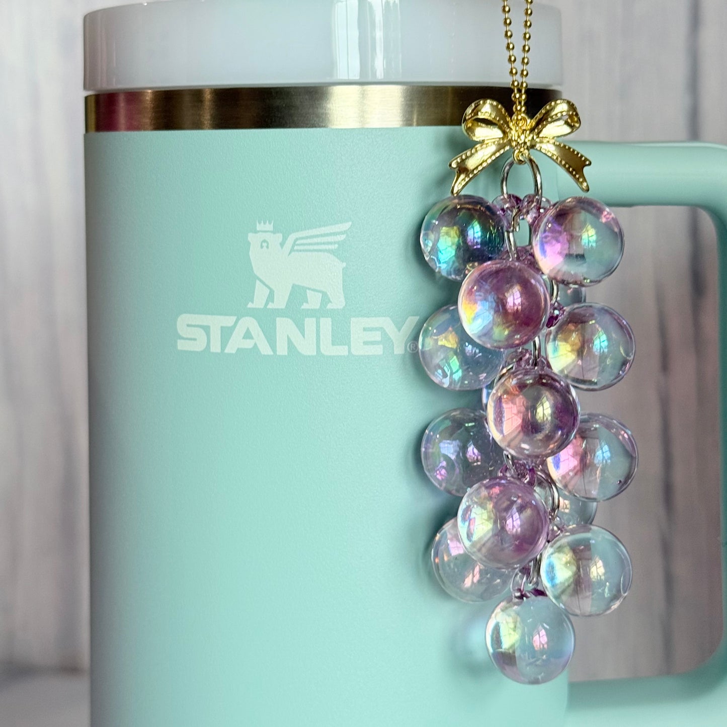 Light Purple Bauble Charm - Tumbler Handle Charm