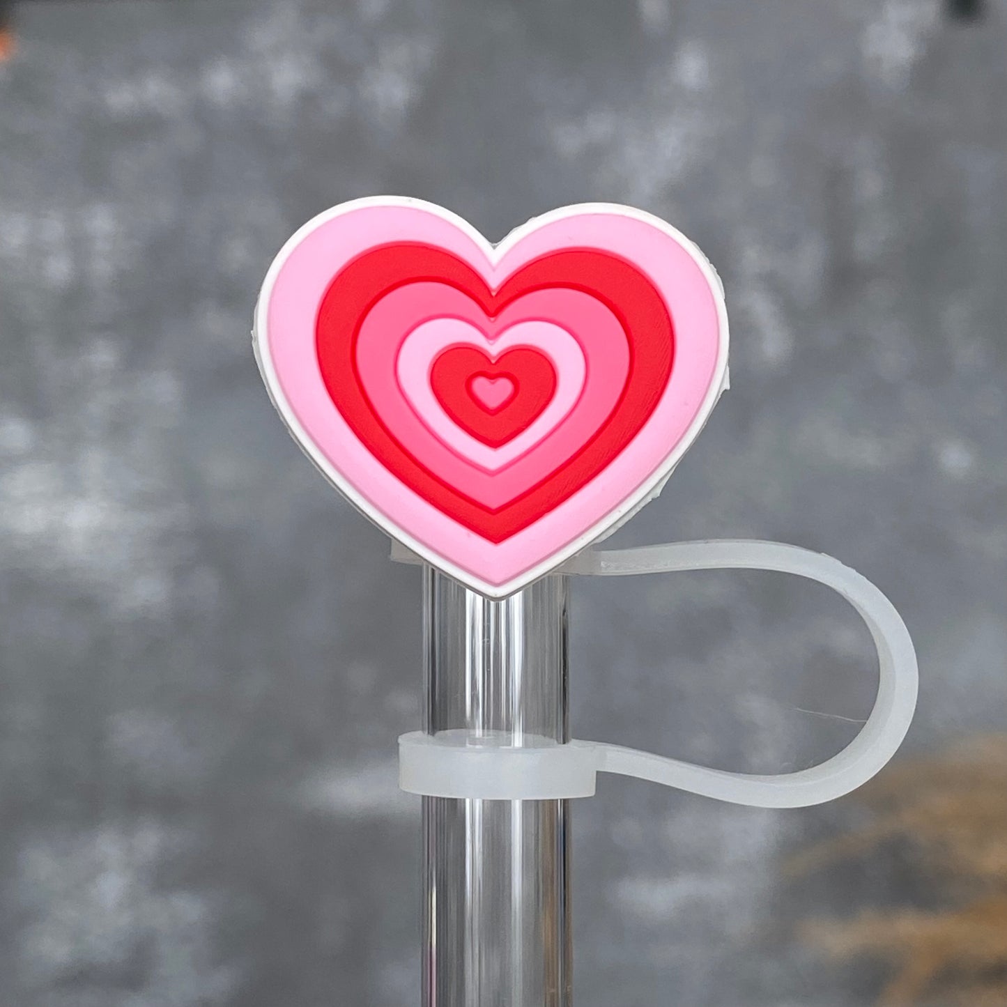 Hearts Straw Topper