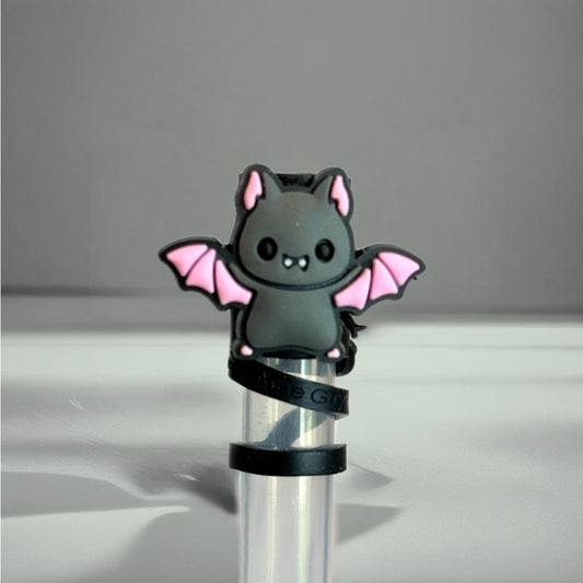 Cute Bat Straw Topper