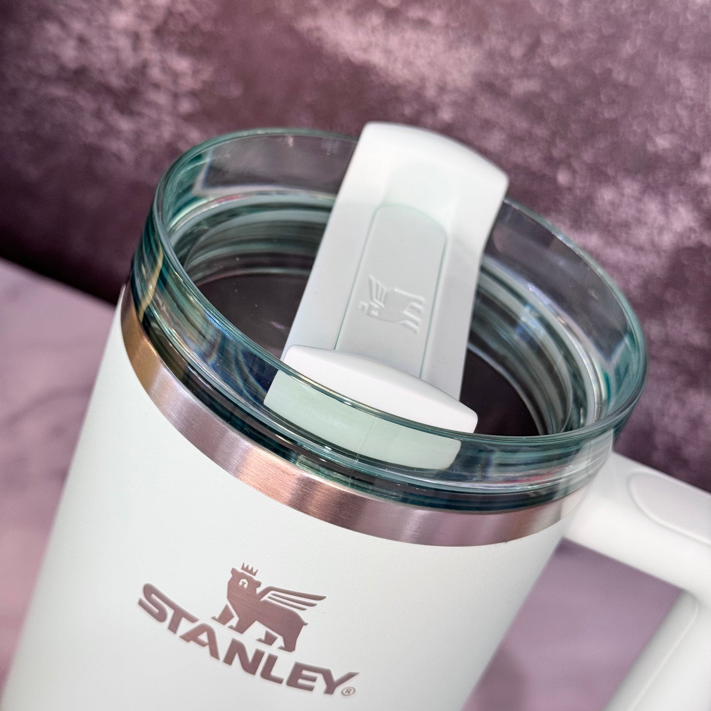 MINT CLEAR Stanley Colored Lid 2.0