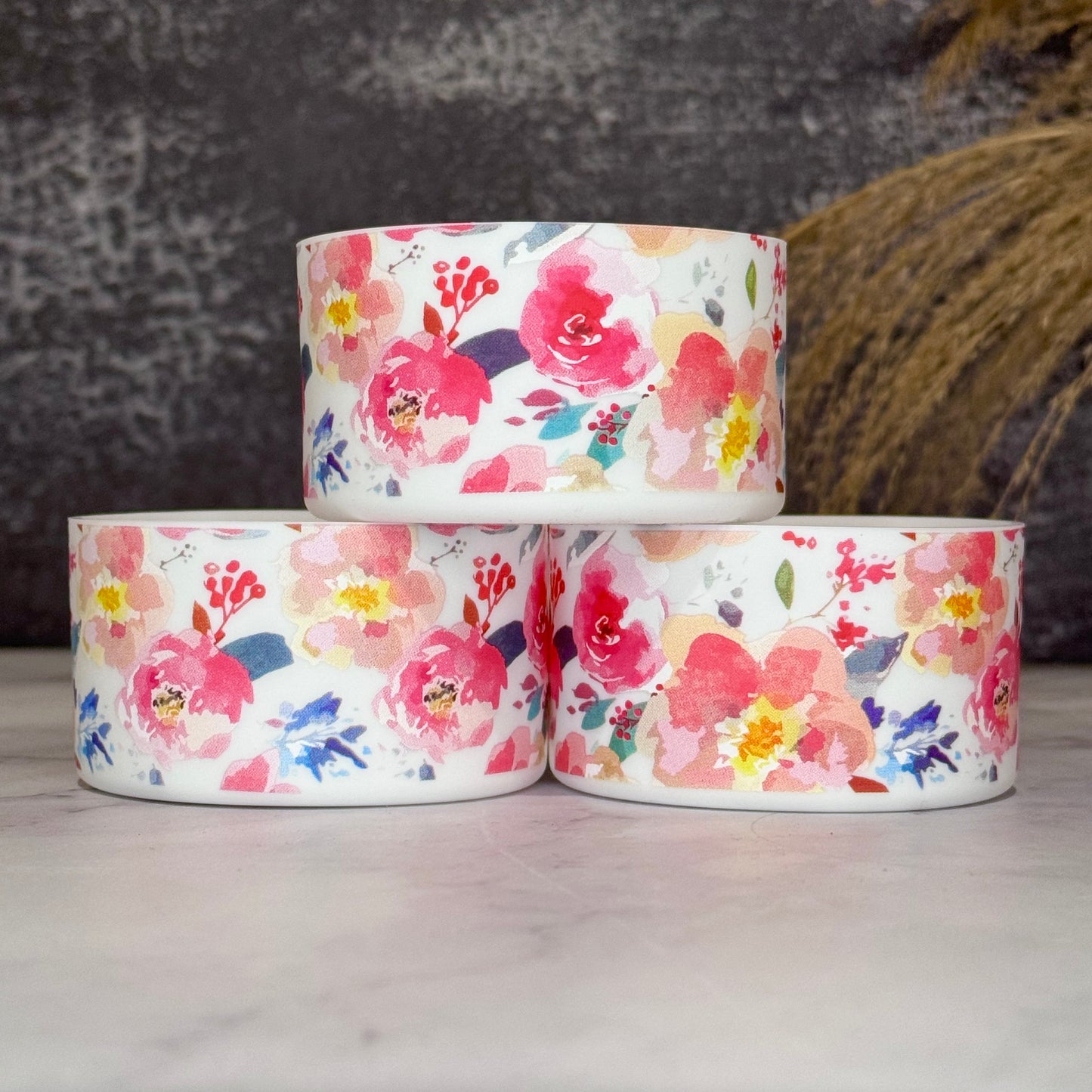 PINK PEONY Stanley Tumbler Boot