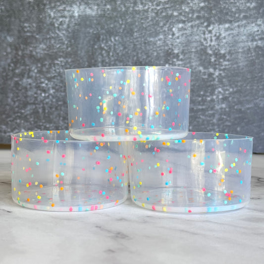 CLEAR CONFETTI Tumbler Boot