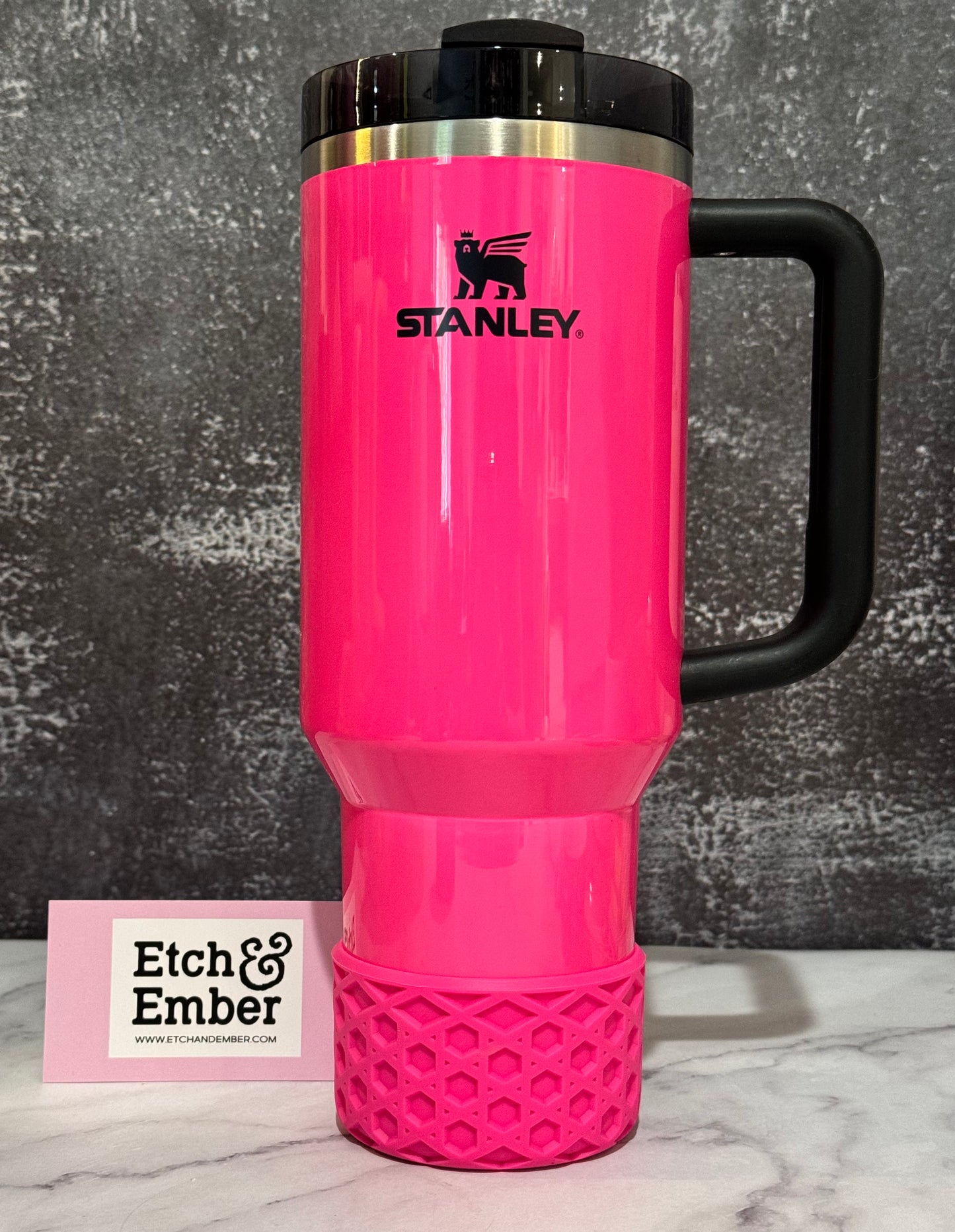 WAFFLE Electric Pink Tumbler Boot -fits 20-40oz NEW!