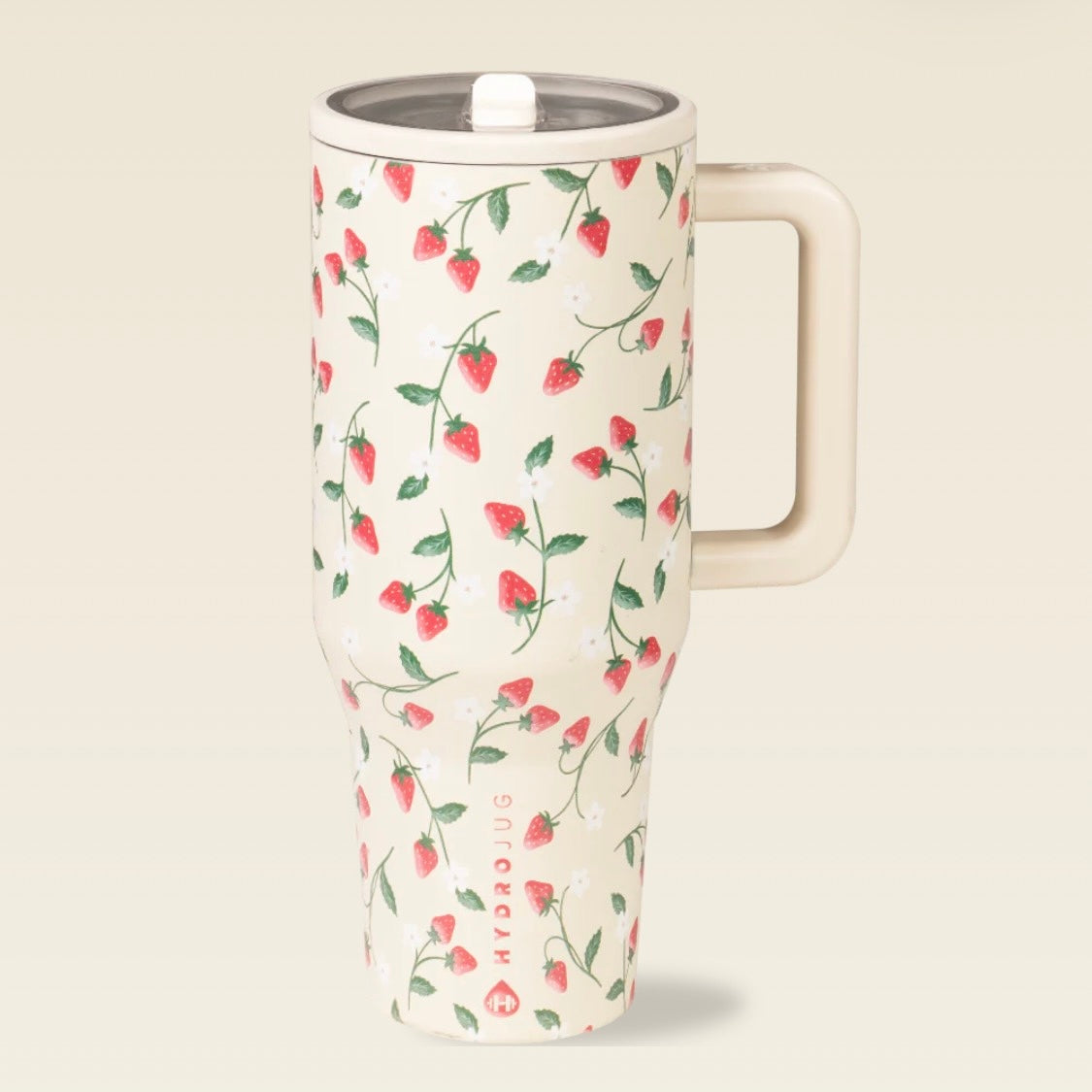 HydroJug Traveler - Cream Strawberry 32oz
