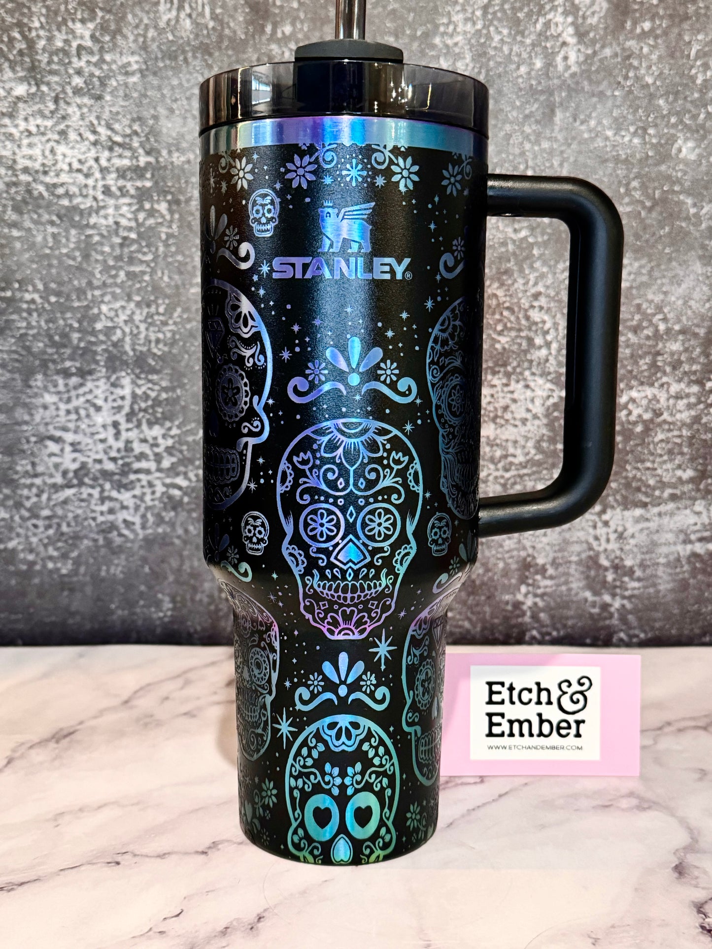 Black Chroma- engraved Tumbler
