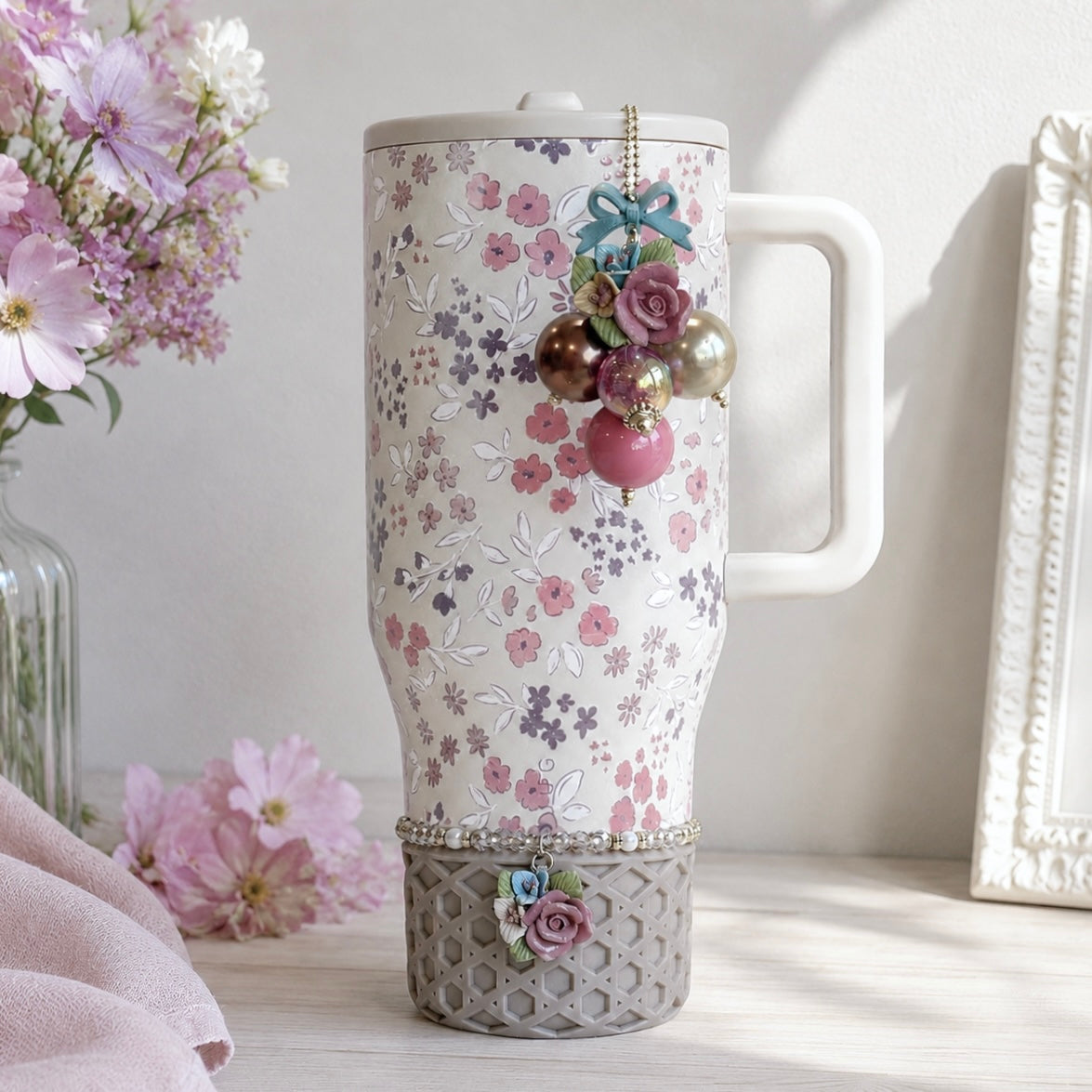 Garden Mini Bauble Charm - Tumbler Handle Charm